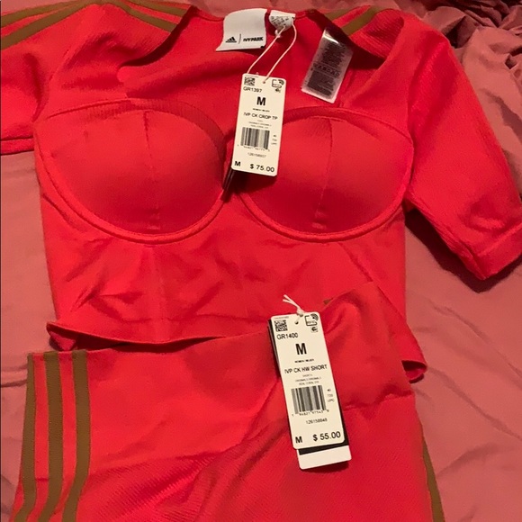 IVY Park crop top and shorts